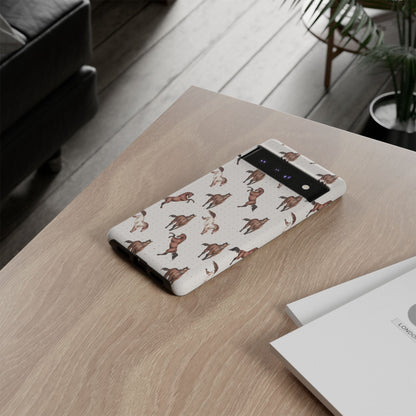 Wild Mustang Horse Pattern Phone Case – Stylish, Protective & Eco-Friendly - JGUS