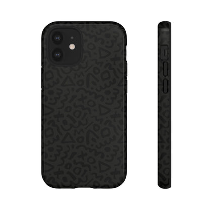 Retro Geometric Vibes Phone Case – 80s 90s Vintage Abstract Pattern for iPhone & Samsung - JGUS