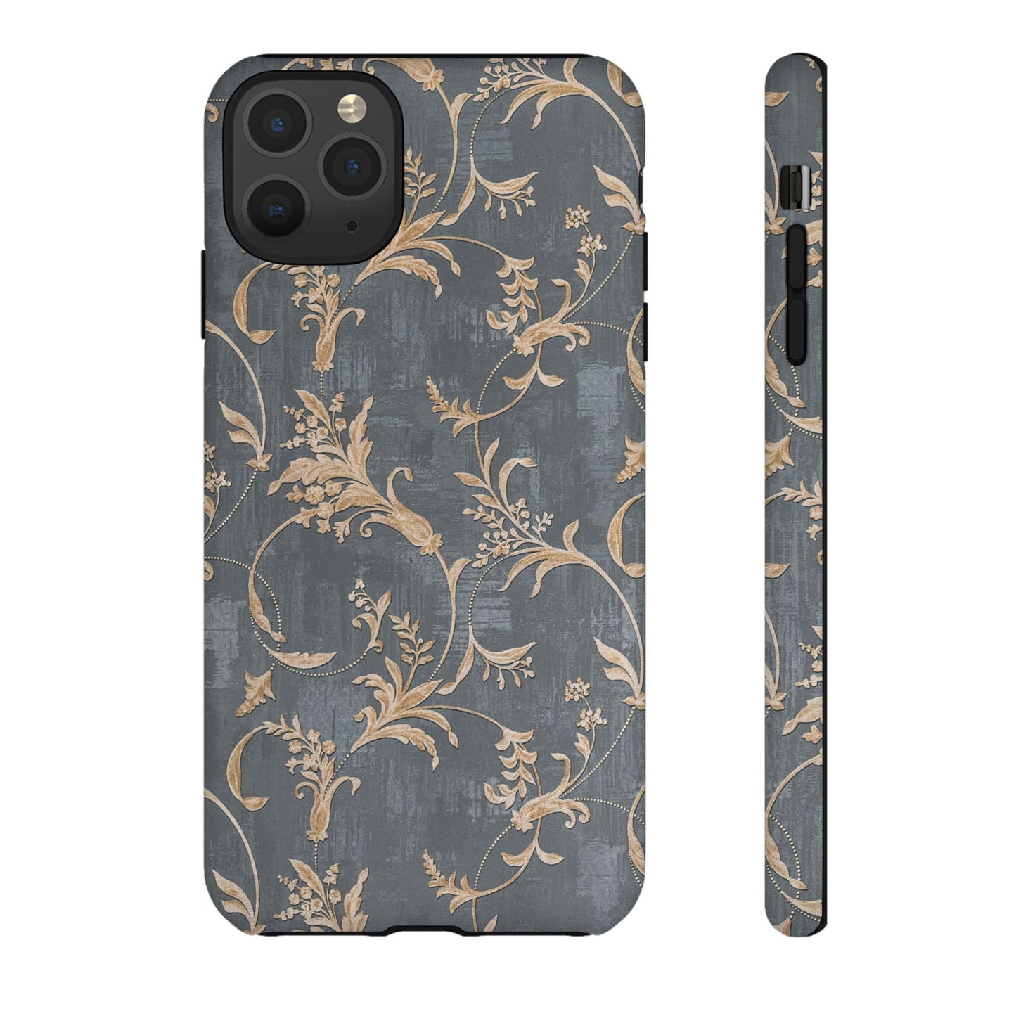 Old-Fashioned Flower Phone Case – Aesthetic Protective Cover for iPhone & Samsung - JGUS