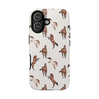 Wild Mustang Horse Pattern Phone Case – Stylish, Protective & Eco-Friendly - JGUS