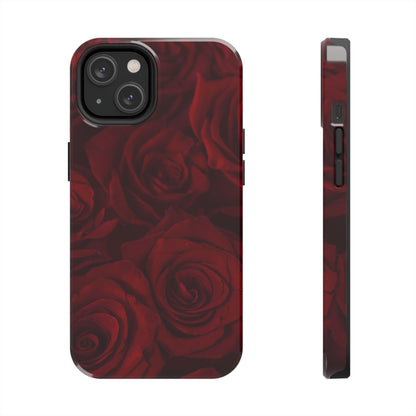 Velvet Rose - Burgundy Floral Phone Case