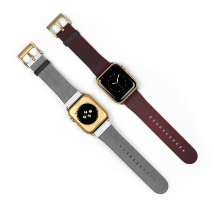 Vintage Burgundy Cherry Apple Watch Band – Sustainable, Stylish, and Comfortable