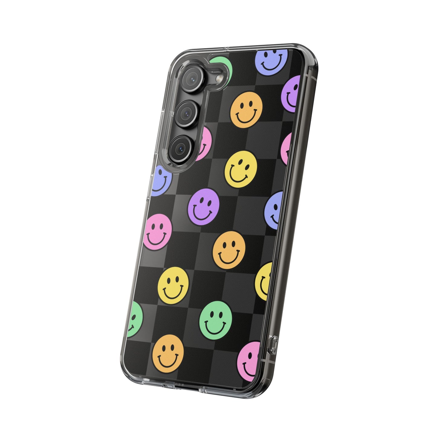 Happy Vibes Clear Phone Case