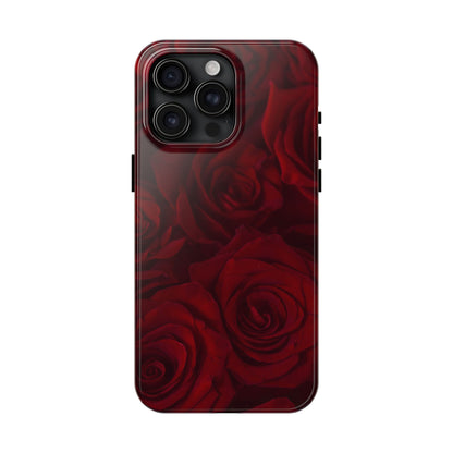 Velvet Rose - Burgundy Floral Phone Case