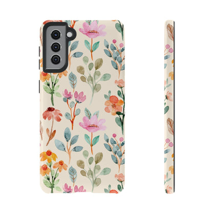 Petal Splash Watercolor Symphony Phone Case