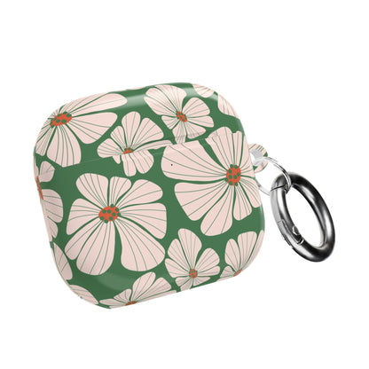 Abstract Retro floral Shockproof & Scratch-Resistant AirPods Case – Wireless Charging Compatible