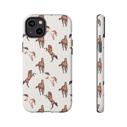 Wild Mustang Horse Pattern Phone Case – Stylish, Protective & Eco-Friendly - JGUS