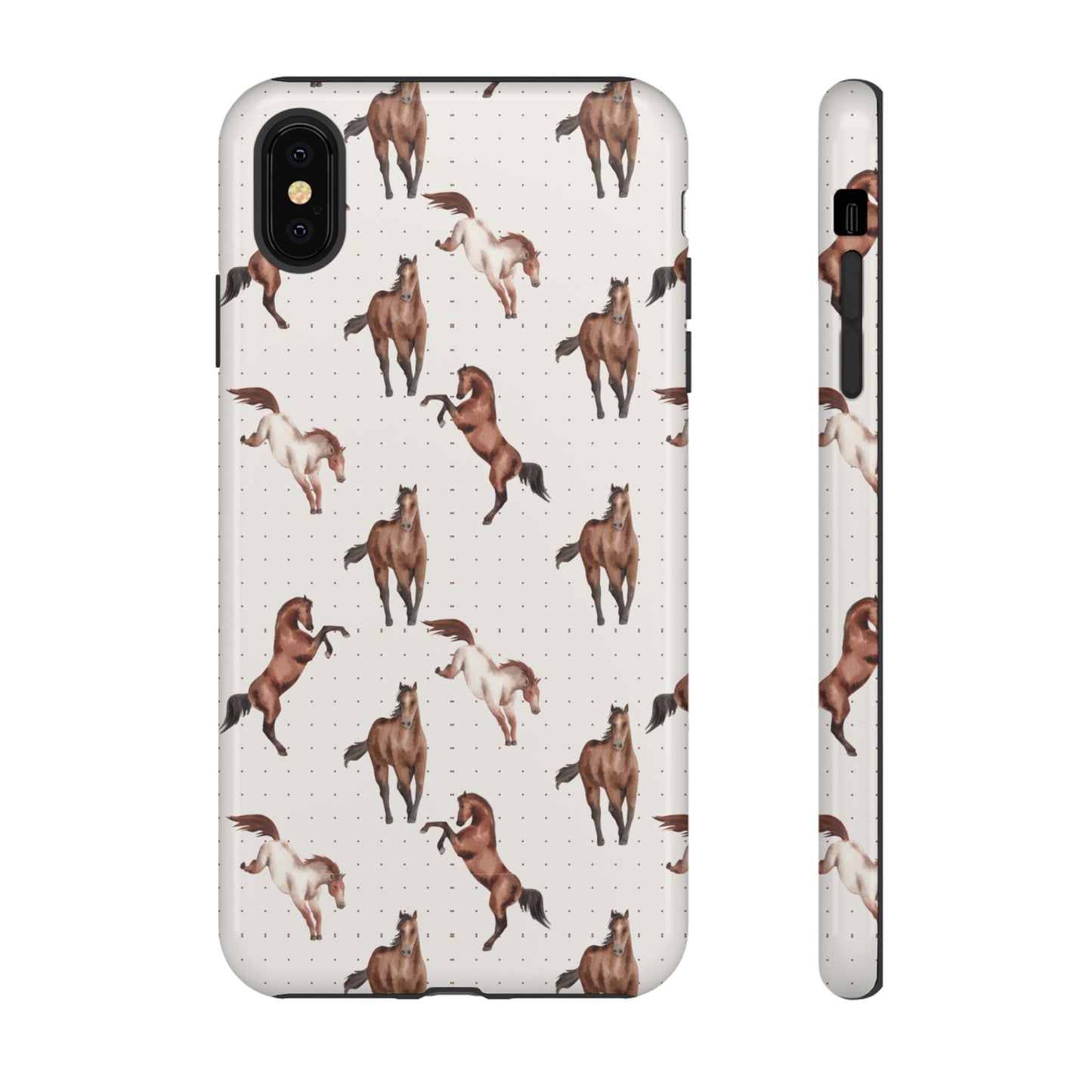 Wild Mustang Horse Pattern Phone Case – Stylish, Protective & Eco-Friendly - JGUS