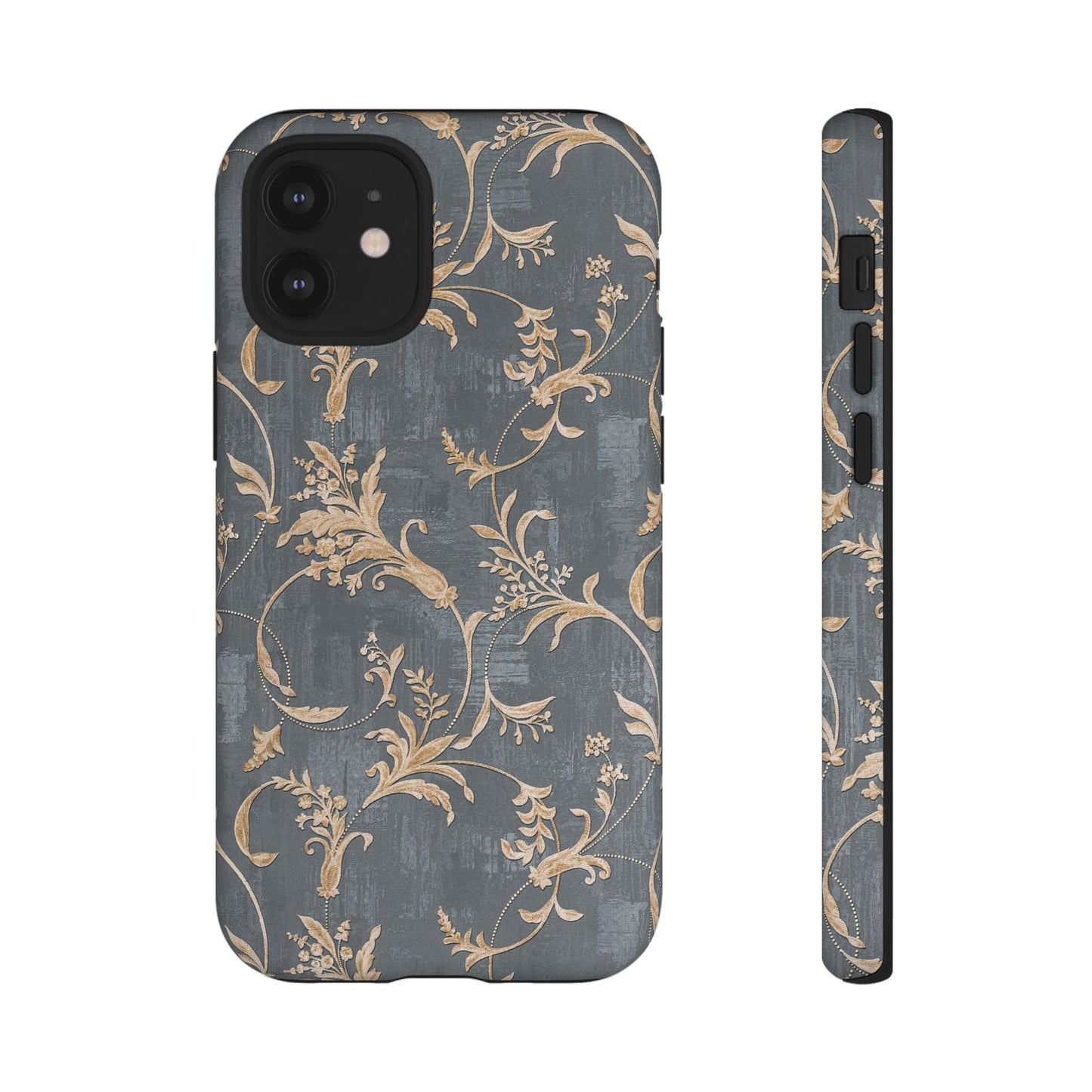 Old-Fashioned Flower Phone Case – Aesthetic Protective Cover for iPhone & Samsung - JGUS