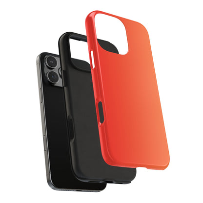 Vibrant Red Orange Phone Case