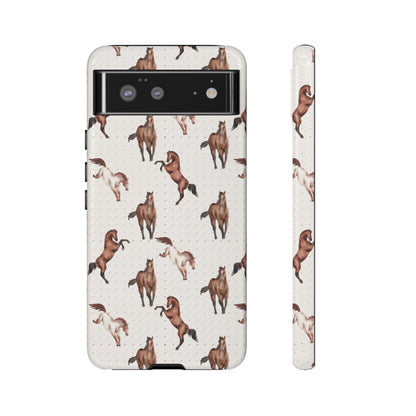 Wild Mustang Horse Pattern Phone Case – Stylish, Protective & Eco-Friendly - JGUS