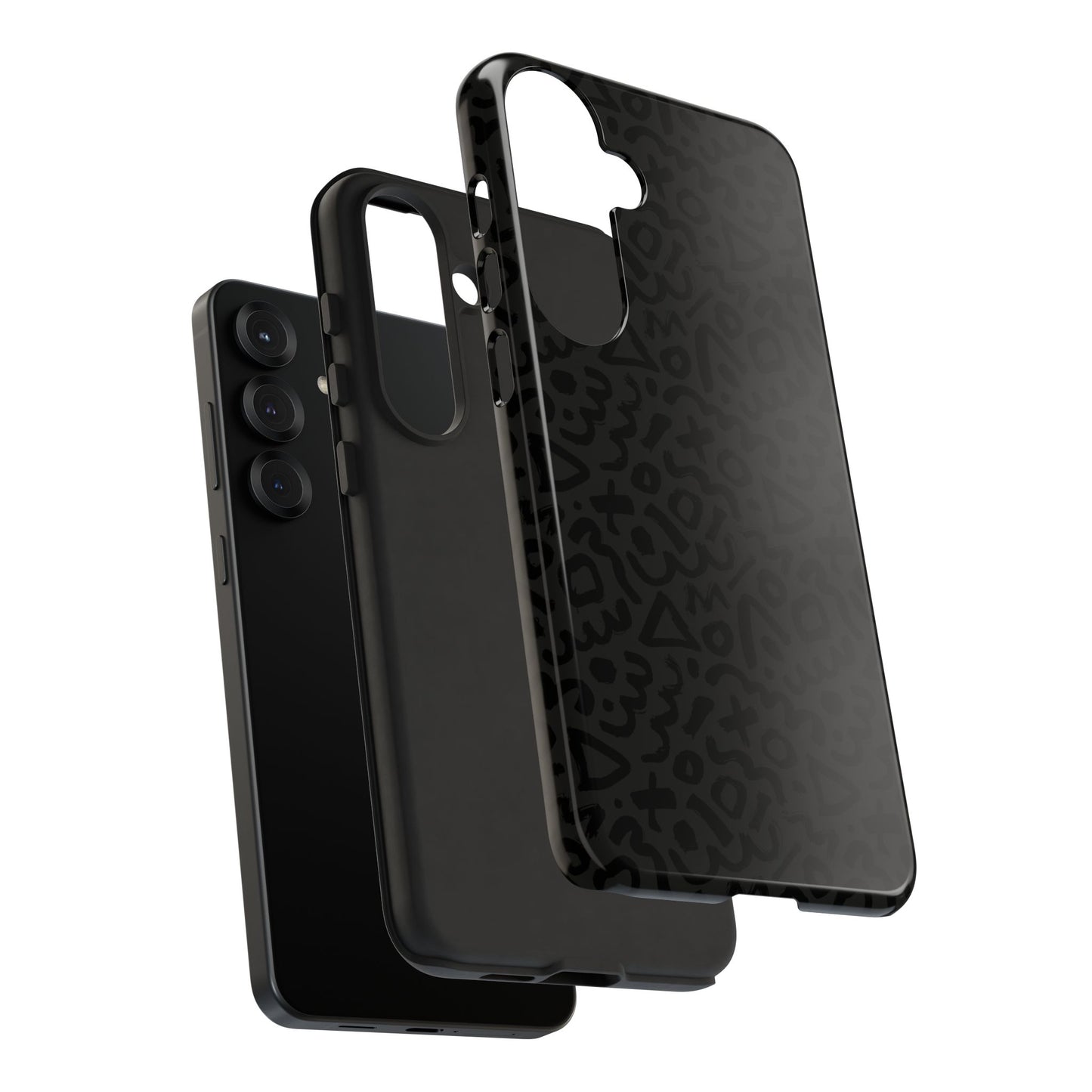 Retro Geometric Vibes Phone Case – 80s 90s Vintage Abstract Pattern for iPhone & Samsung - JGUS
