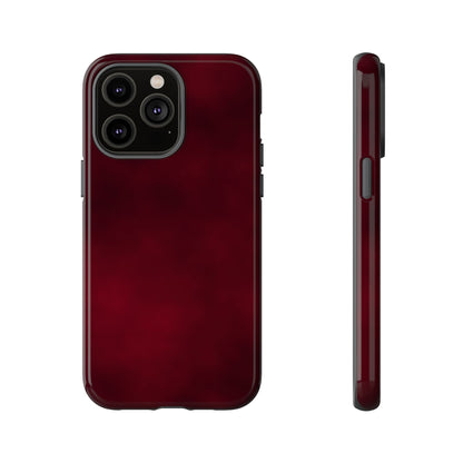 Vintage Burgundy Cherry Phone Case – Elegant Floral Design for iPhone 17 & Samsung Galaxy | Tough Protective Cover - JGUS