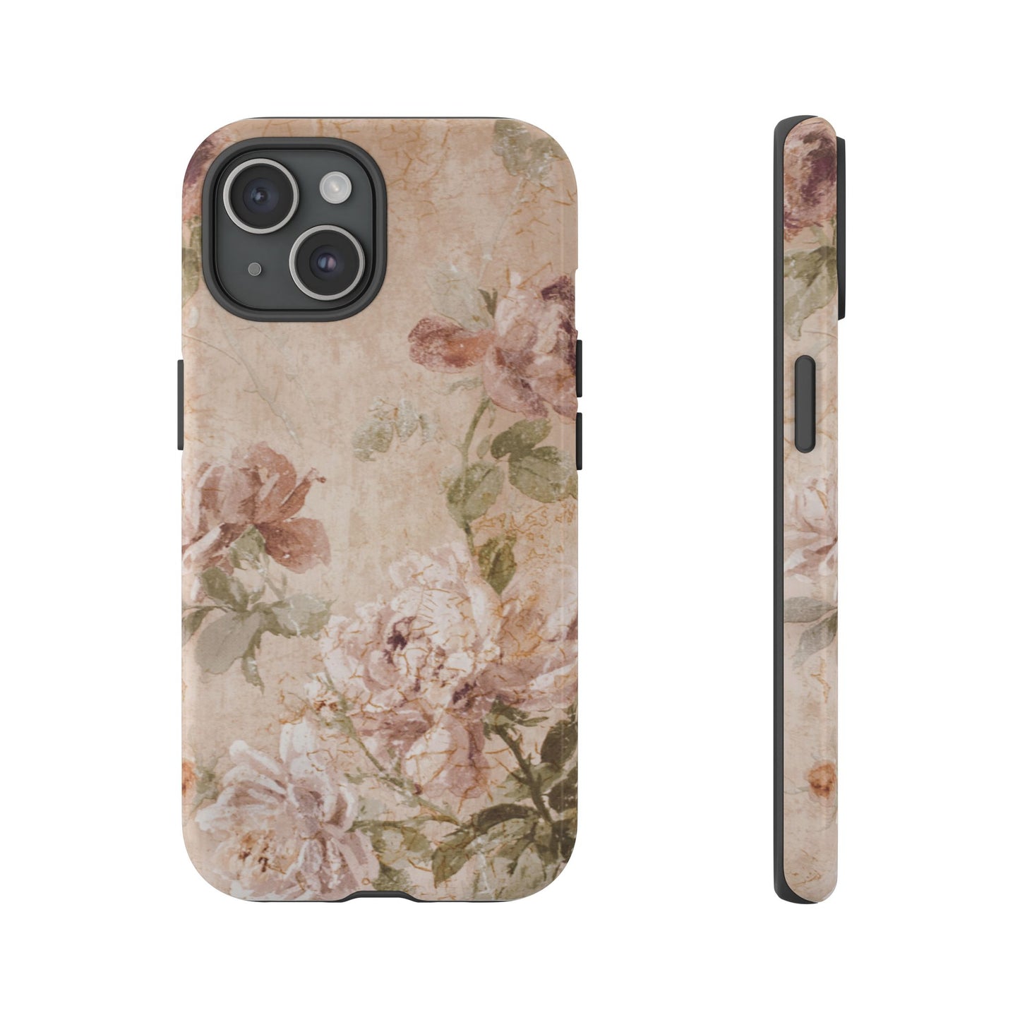 Victorian Floral Phone Case – Vintage Flower Design for iPhone & Samsung