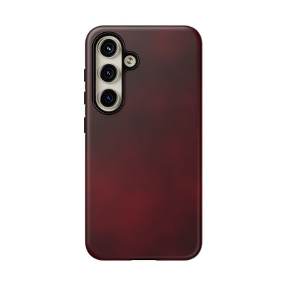 Vintage Burgundy Cherry Phone Case – Elegant Floral Design for iPhone 17 & Samsung Galaxy | Tough Protective Cover - JGUS