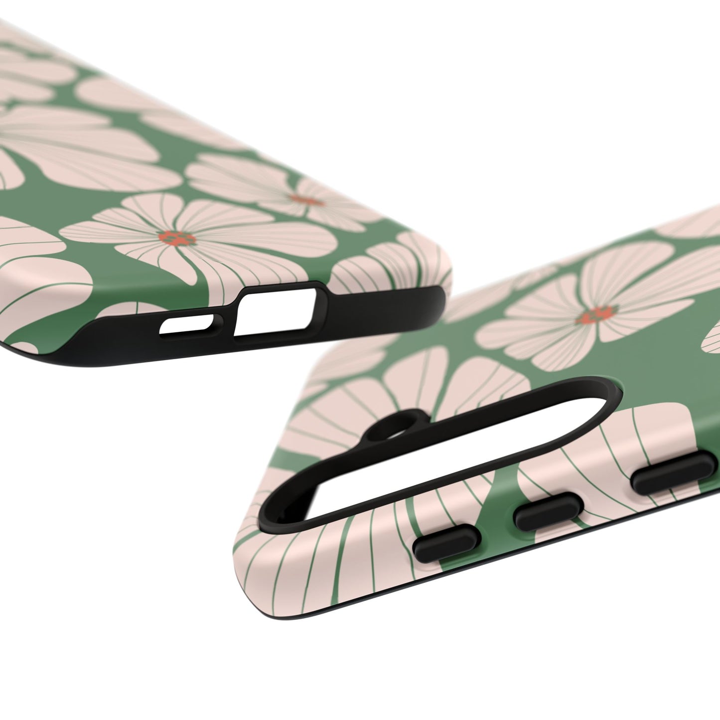 Retro Floral Abstract Phone Case – Vintage 70s & 80s Aesthetic for iPhone & Samsung - JGUS