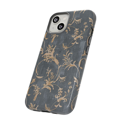 Old-Fashioned Flower Phone Case – Aesthetic Protective Cover for iPhone & Samsung - JGUS