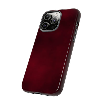 Vintage Burgundy Cherry Phone Case – Elegant Floral Design for iPhone 17 & Samsung Galaxy | Tough Protective Cover - JGUS