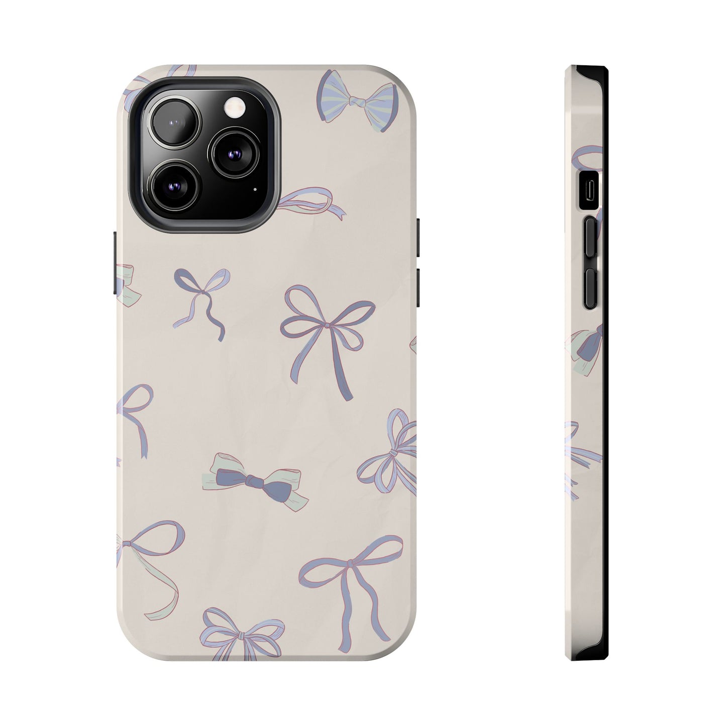 Coquette Pattern Ribbon bow Phone Case iPhone