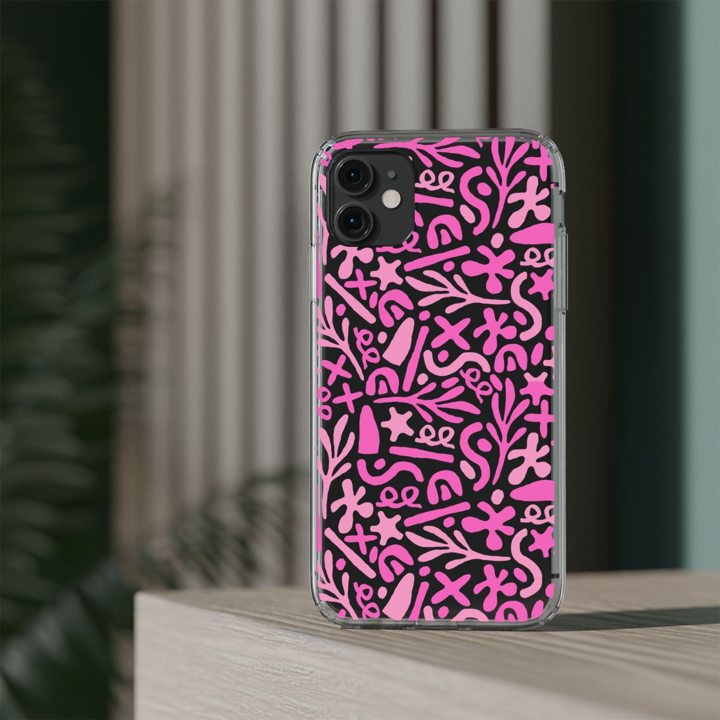 Abstract Vibes Clear Phone Case