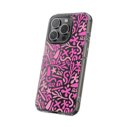 Abstract Vibes Clear Phone Case