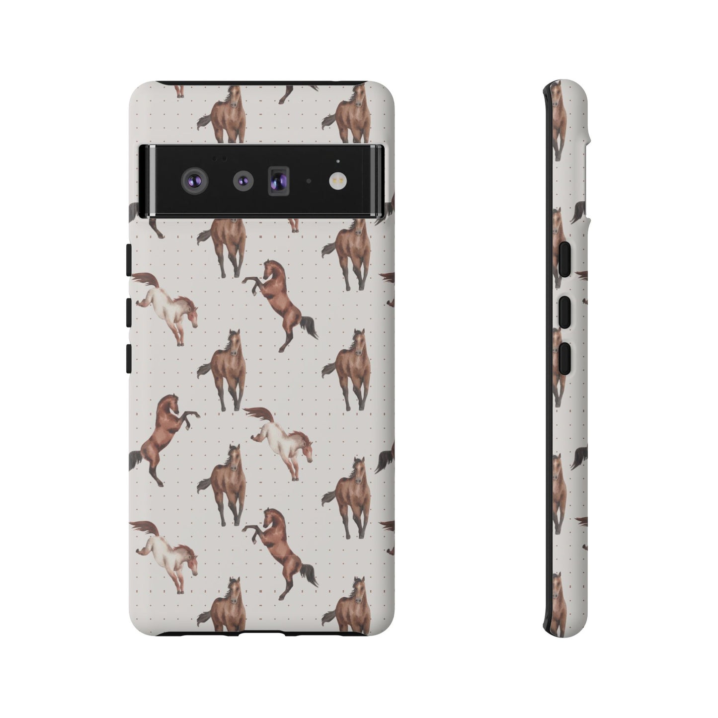 Wild Mustang Horse Pattern Phone Case – Stylish, Protective & Eco-Friendly - JGUS