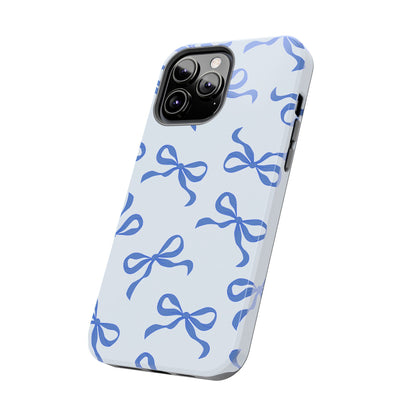 Vintage Blue Bow Phone Case