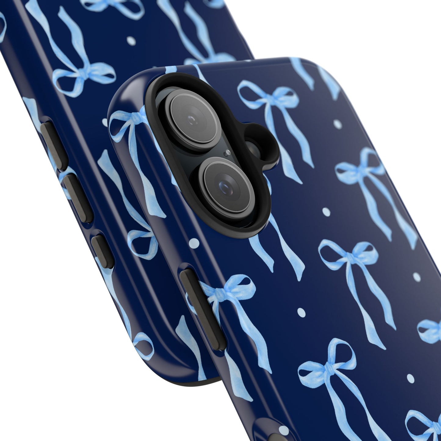 Bows and Blues Phone Case – Cute & Durable Bow Print Case for iPhone & Samsung
