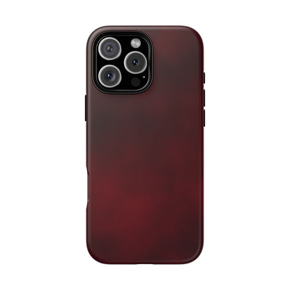 Vintage Burgundy Cherry Phone Case – Elegant Floral Design for iPhone 17 & Samsung Galaxy | Tough Protective Cover - JGUS
