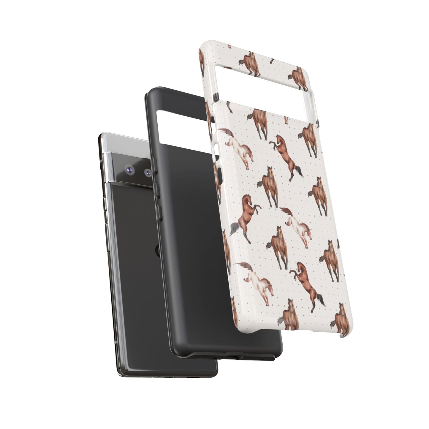 Wild Mustang Horse Pattern Phone Case – Stylish, Protective & Eco-Friendly - JGUS