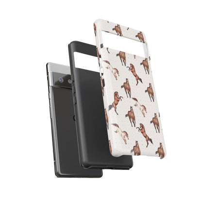 Wild Mustang Horse Pattern Phone Case – Stylish, Protective & Eco-Friendly - JGUS