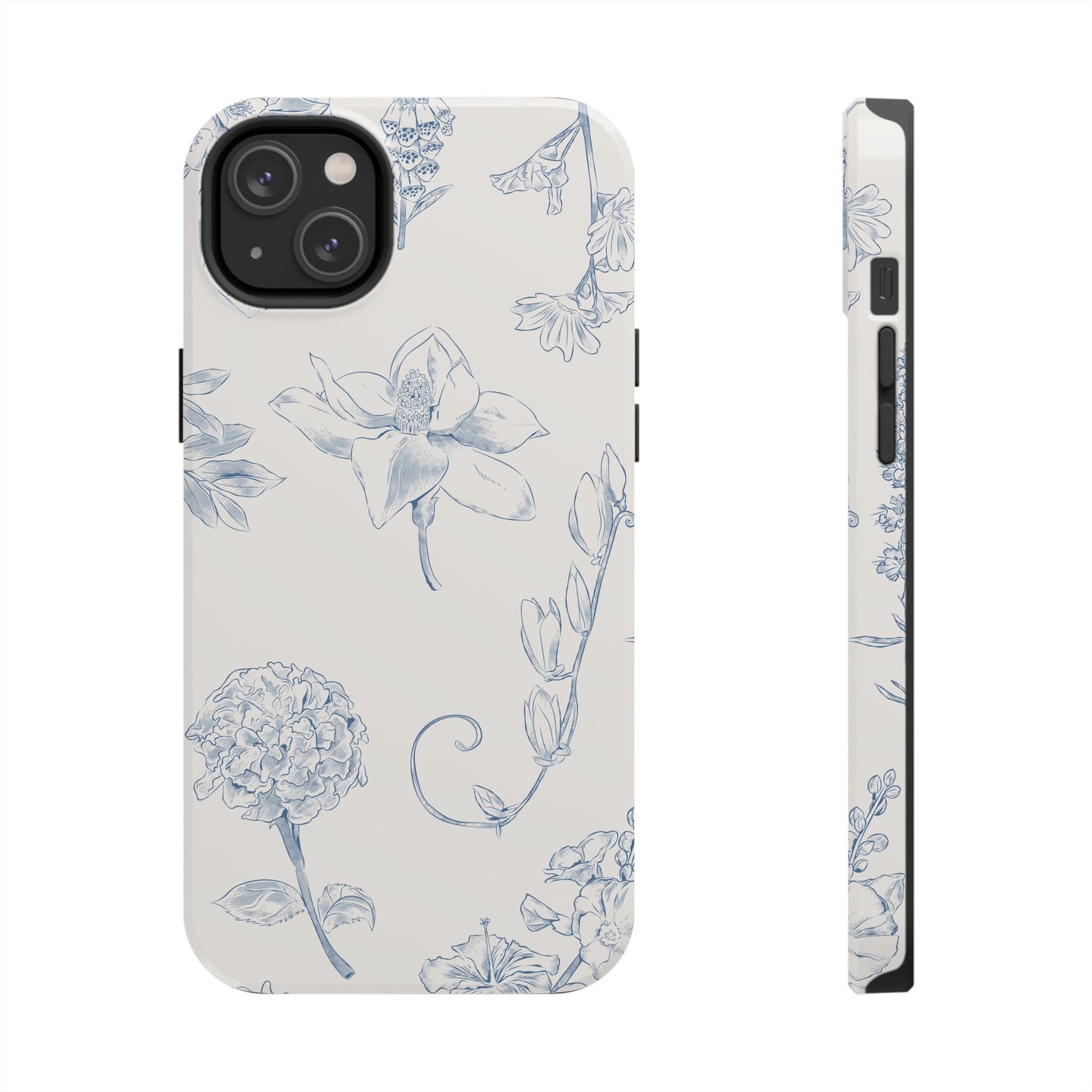 Jasmine Sketch Phone Case – Artistic Design, Slim, Durable & MagSafe Compatible