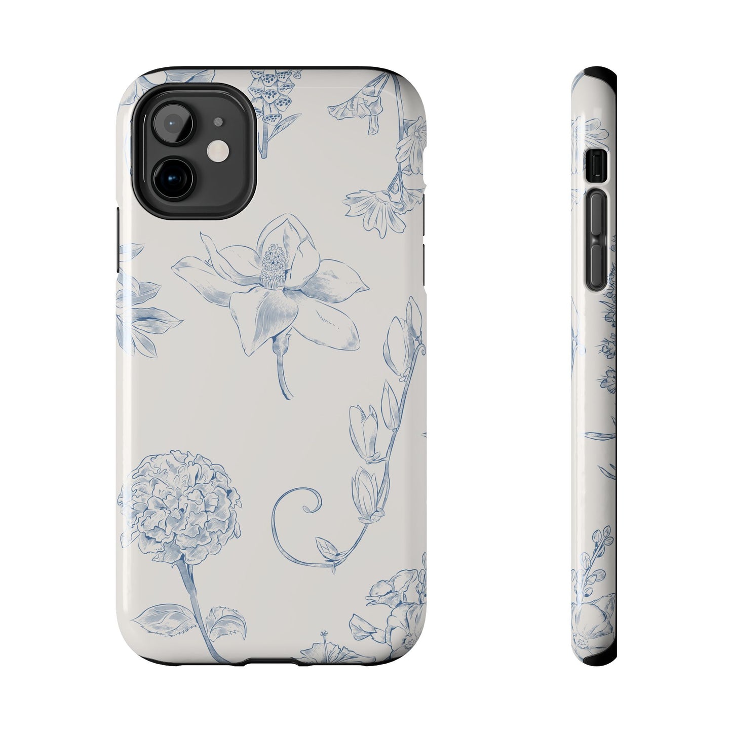 Jasmine Sketch Phone Case – Artistic Design, Slim, Durable & MagSafe Compatible