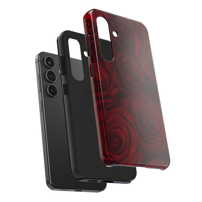 Velvet Rose - Burgundy Floral Phone Case