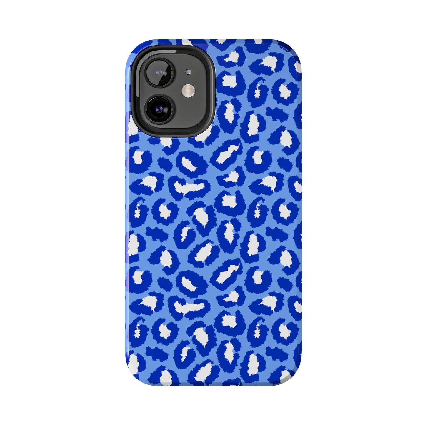 Leopard Vibes - Blue Edition Phone Case for iPhone & Samsung - Stylish & Durable Animal Print Case