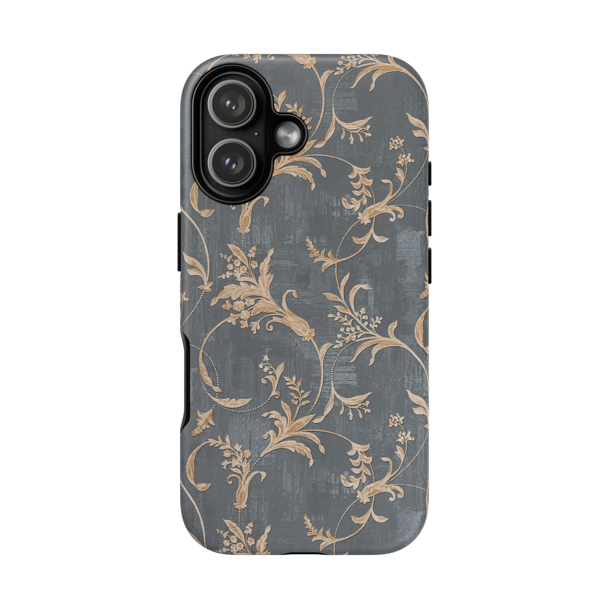 Old-Fashioned Flower Phone Case – Aesthetic Protective Cover for iPhone & Samsung - JGUS