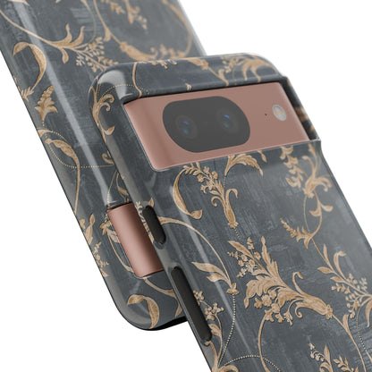 Old-Fashioned Flower Phone Case – Aesthetic Protective Cover for iPhone & Samsung - JGUS
