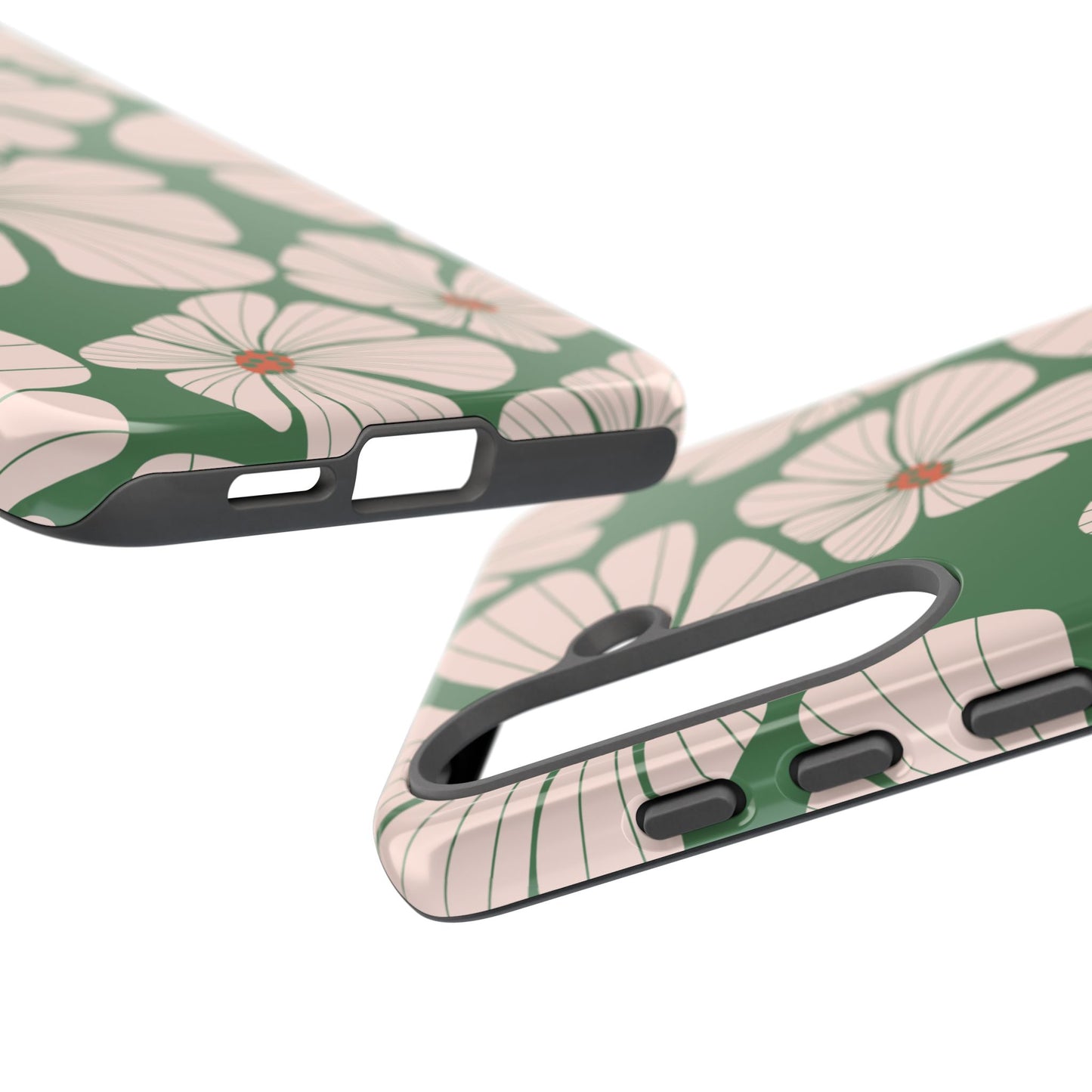 Retro Floral Abstract Phone Case – Vintage 70s & 80s Aesthetic for iPhone & Samsung - JGUS