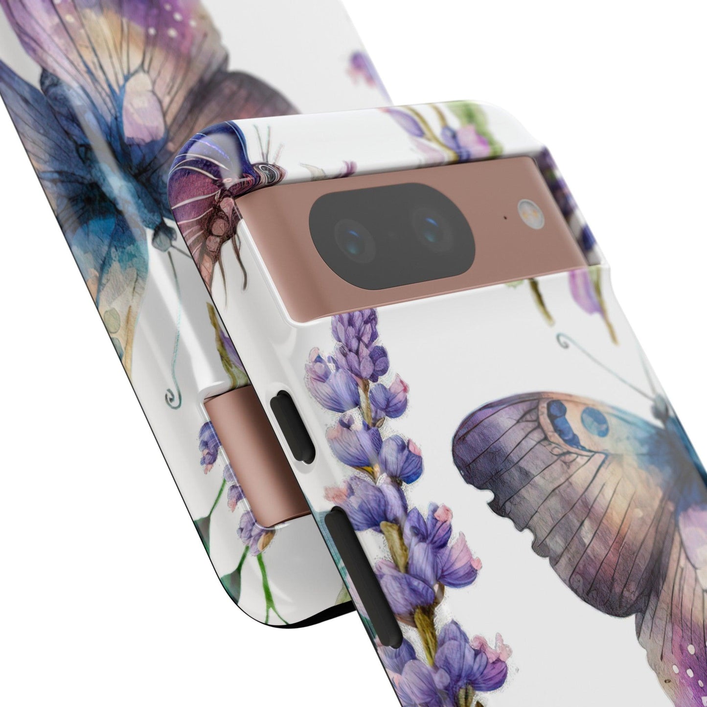 Lavender Butterfly Protective Phone Case