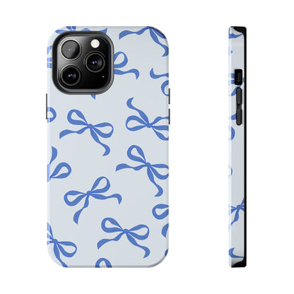 Vintage Blue Bow Phone Case