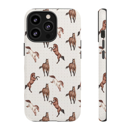 Wild Mustang Horse Pattern Phone Case – Stylish, Protective & Eco-Friendly - JGUS