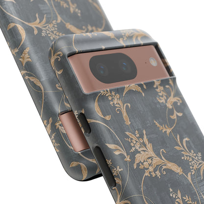 Old-Fashioned Flower Phone Case – Aesthetic Protective Cover for iPhone & Samsung - JGUS