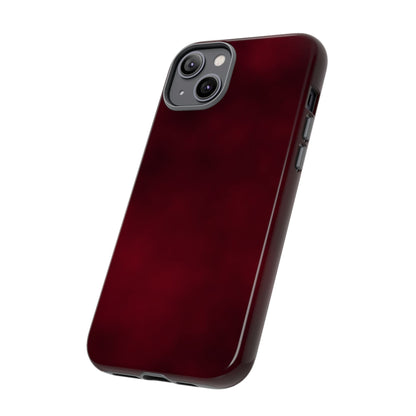 Vintage Burgundy Cherry Phone Case – Elegant Floral Design for iPhone 17 & Samsung Galaxy | Tough Protective Cover - JGUS