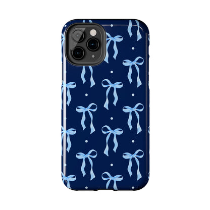 Bows and Blues Phone Case – Cute & Durable Bow Print Case for iPhone & Samsung