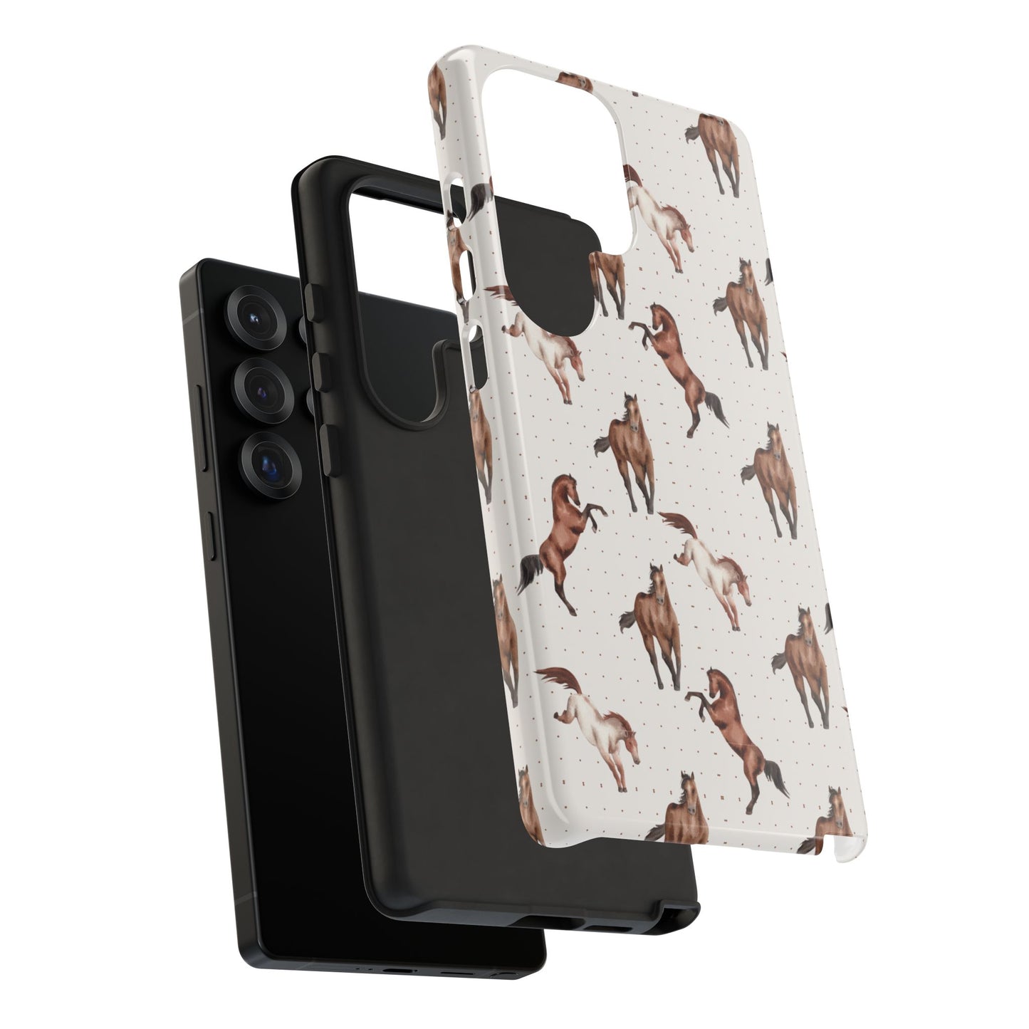 Wild Mustang Horse Pattern Phone Case – Stylish, Protective & Eco-Friendly - JGUS