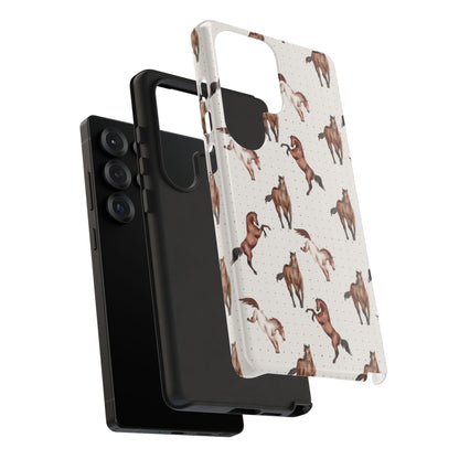 Wild Mustang Horse Pattern Phone Case – Stylish, Protective & Eco-Friendly - JGUS
