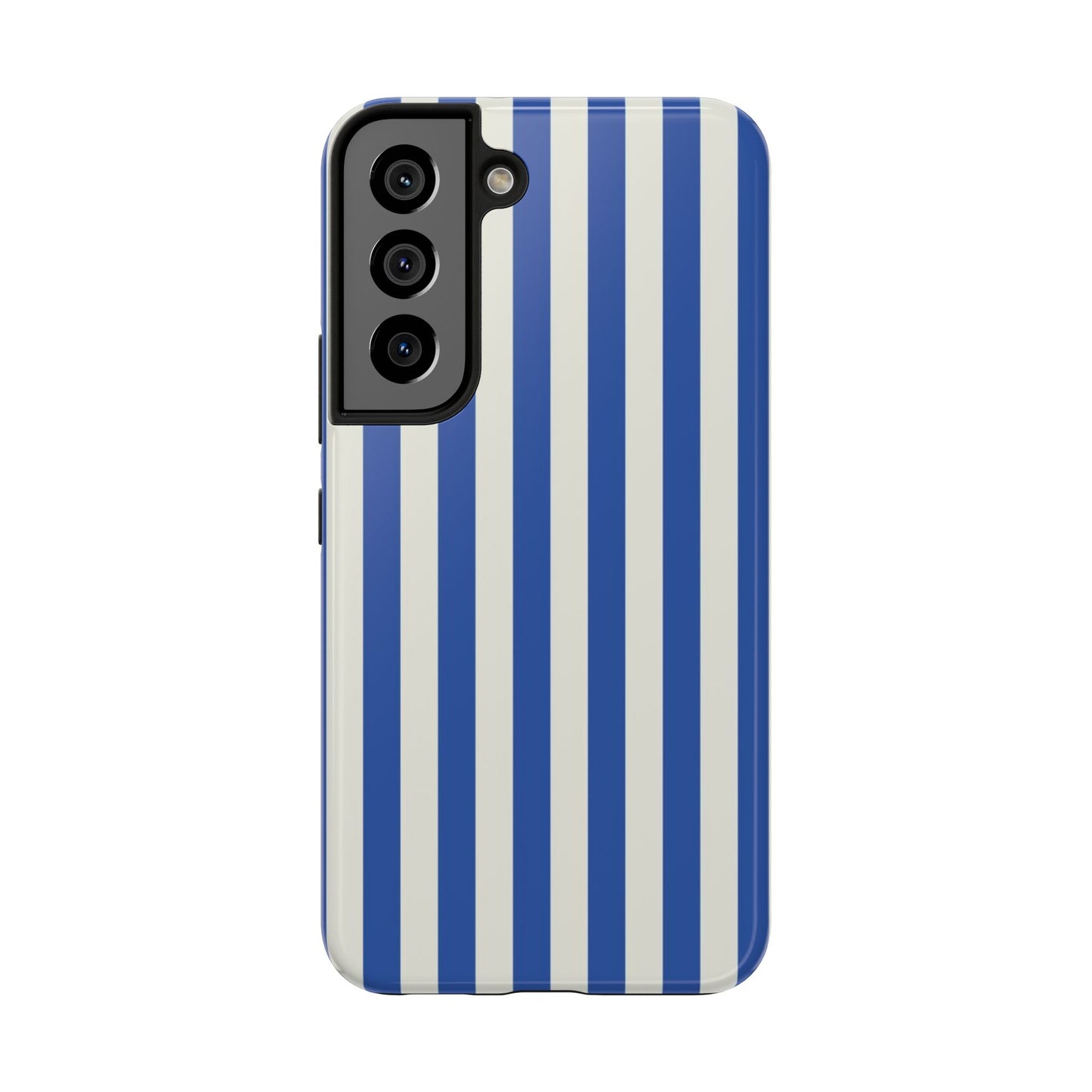 Blue White Striped Phone Case