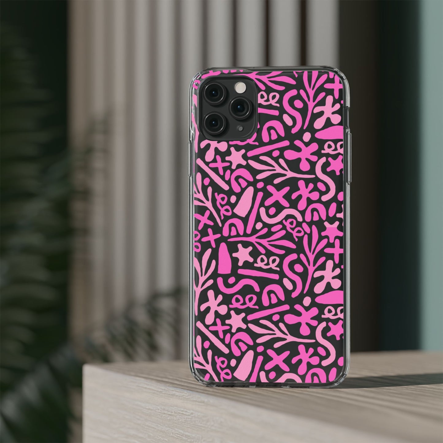 Abstract Vibes Clear Phone Case