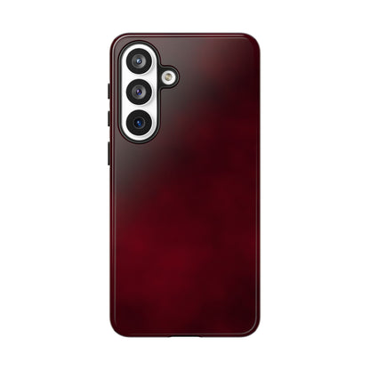 Vintage Burgundy Cherry Phone Case – Elegant Floral Design for iPhone 17 & Samsung Galaxy | Tough Protective Cover - JGUS