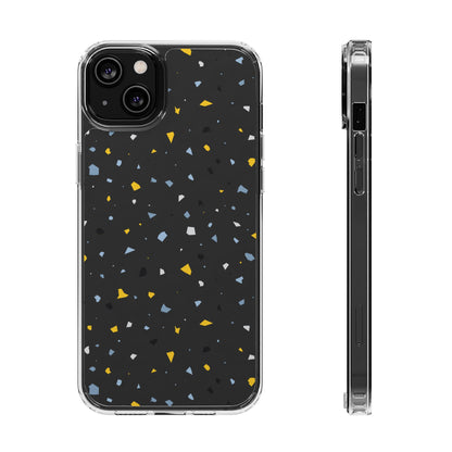 Terrazzo Chic Clear Phone Cases